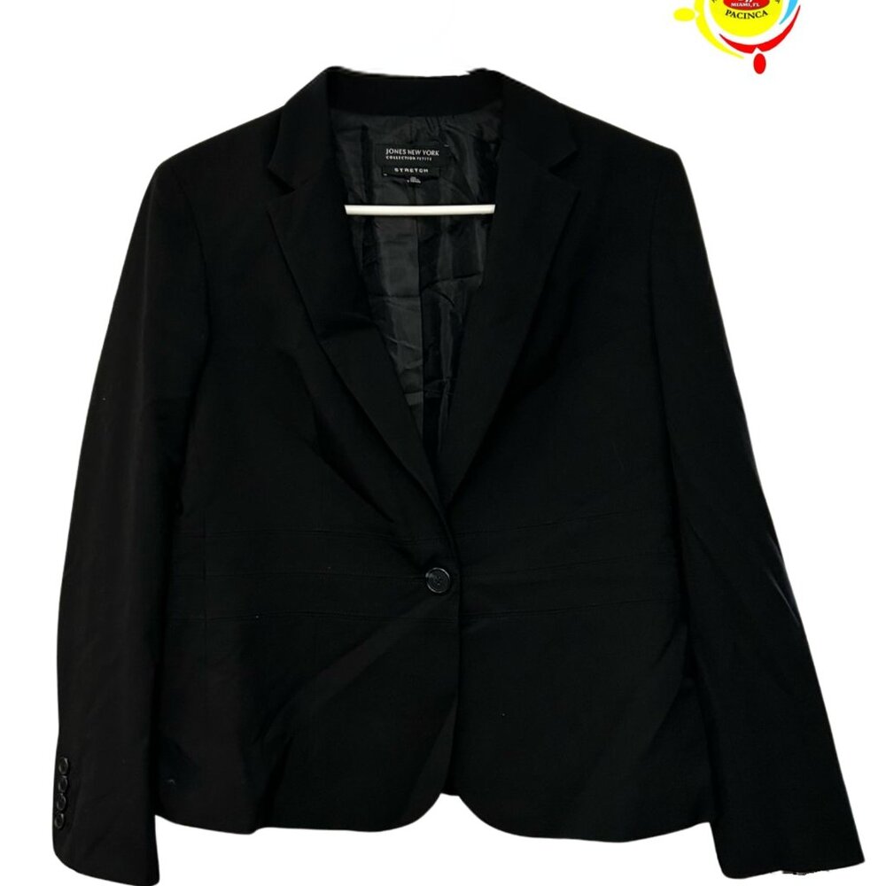 *JONES NEW YORK COLLECTION PETITE BLACK WOMEN'S SUIT